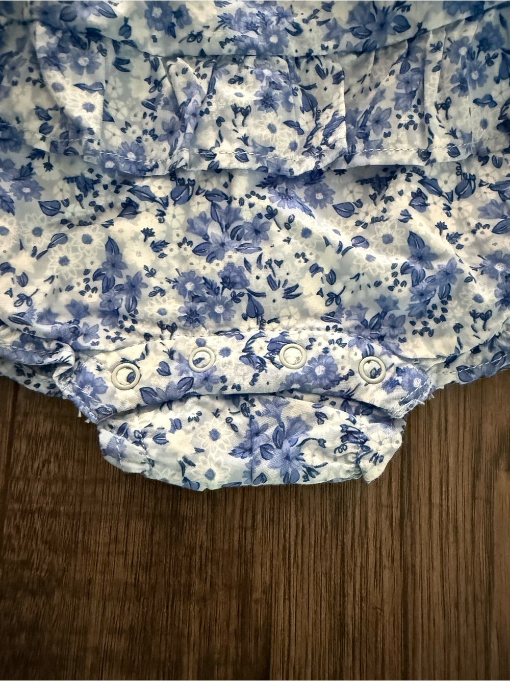 Baby Floral Ruffle Romper - Picture 2 of 4